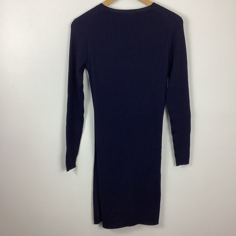 Everlane The Luxe Wool Ribbed Dress Size Medium - Picture 5 of 9